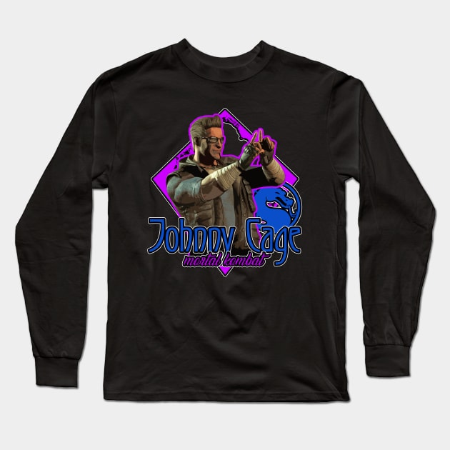 Johnny Cage Long Sleeve T-Shirt by Brom Store